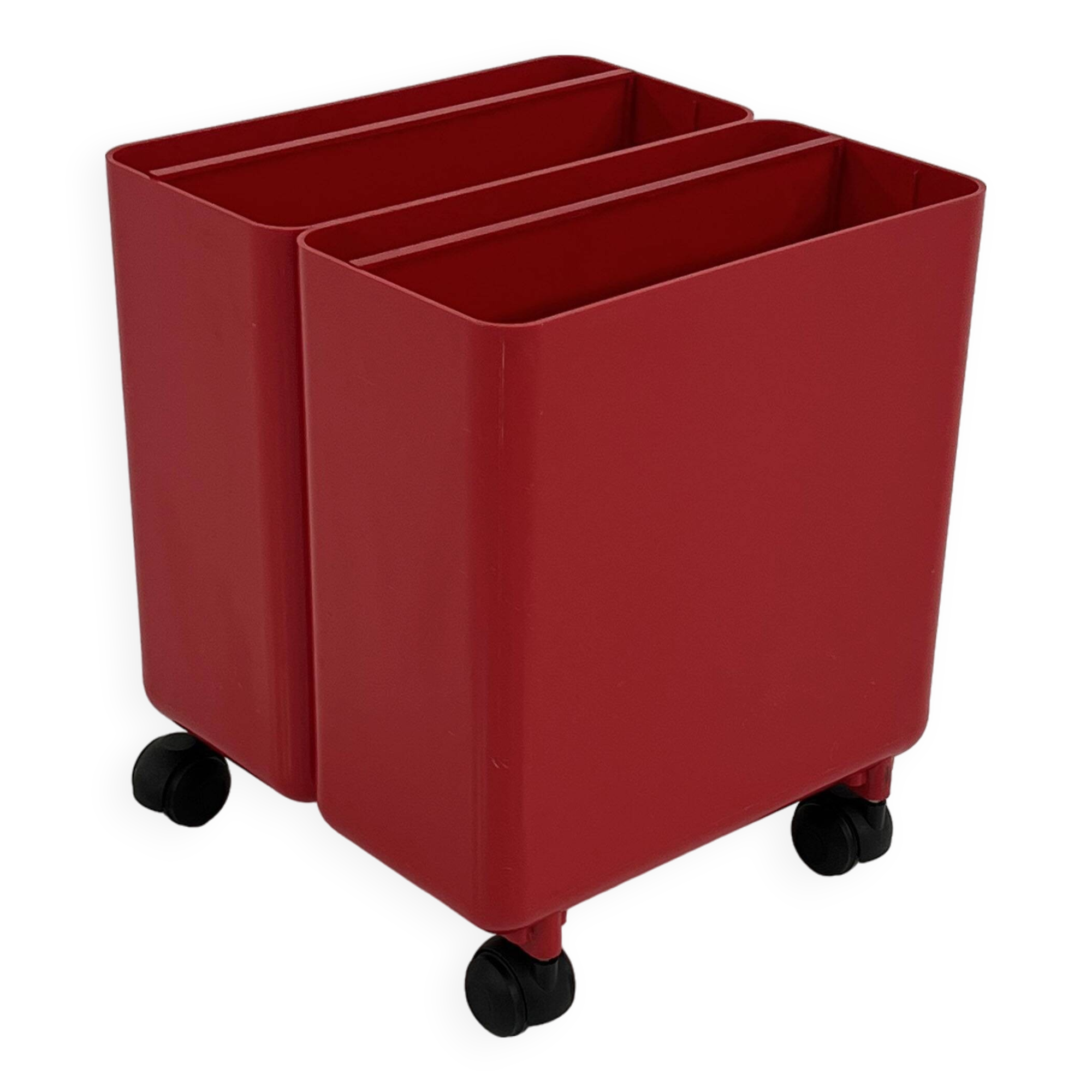 Magazine/document rack on wheels by Georges Coslin for Longato, 1960