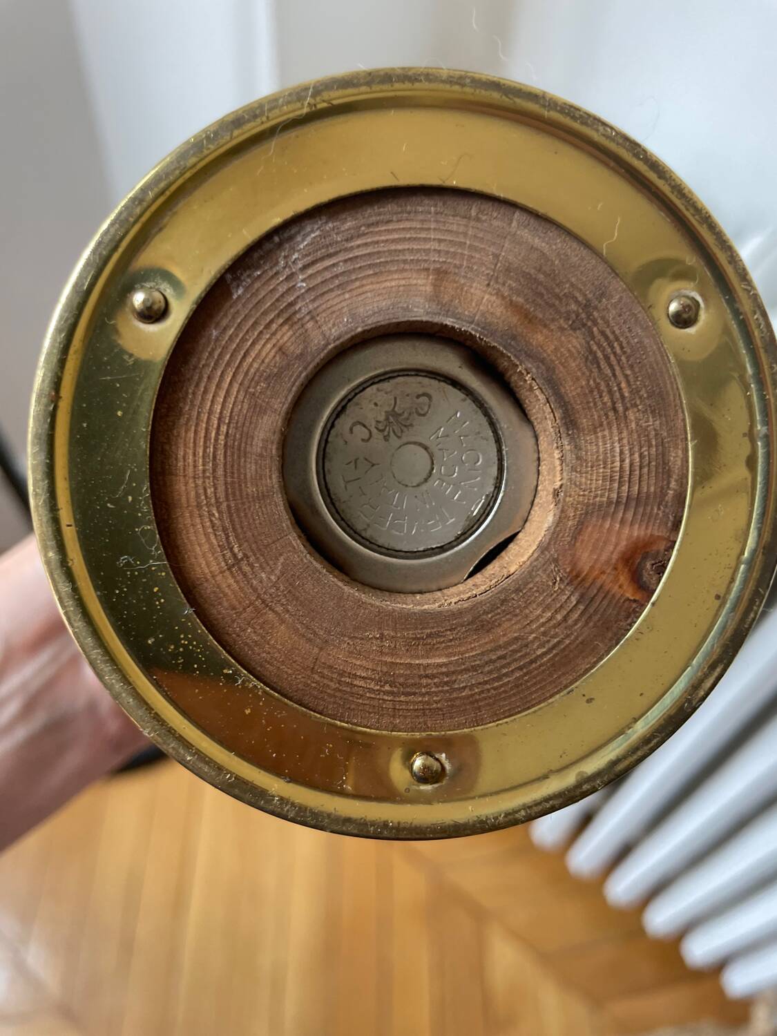 Vintage pepper mill made in Italy
