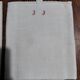 Old tea towels series of three monogram red J J hemp 57 X 90 cm