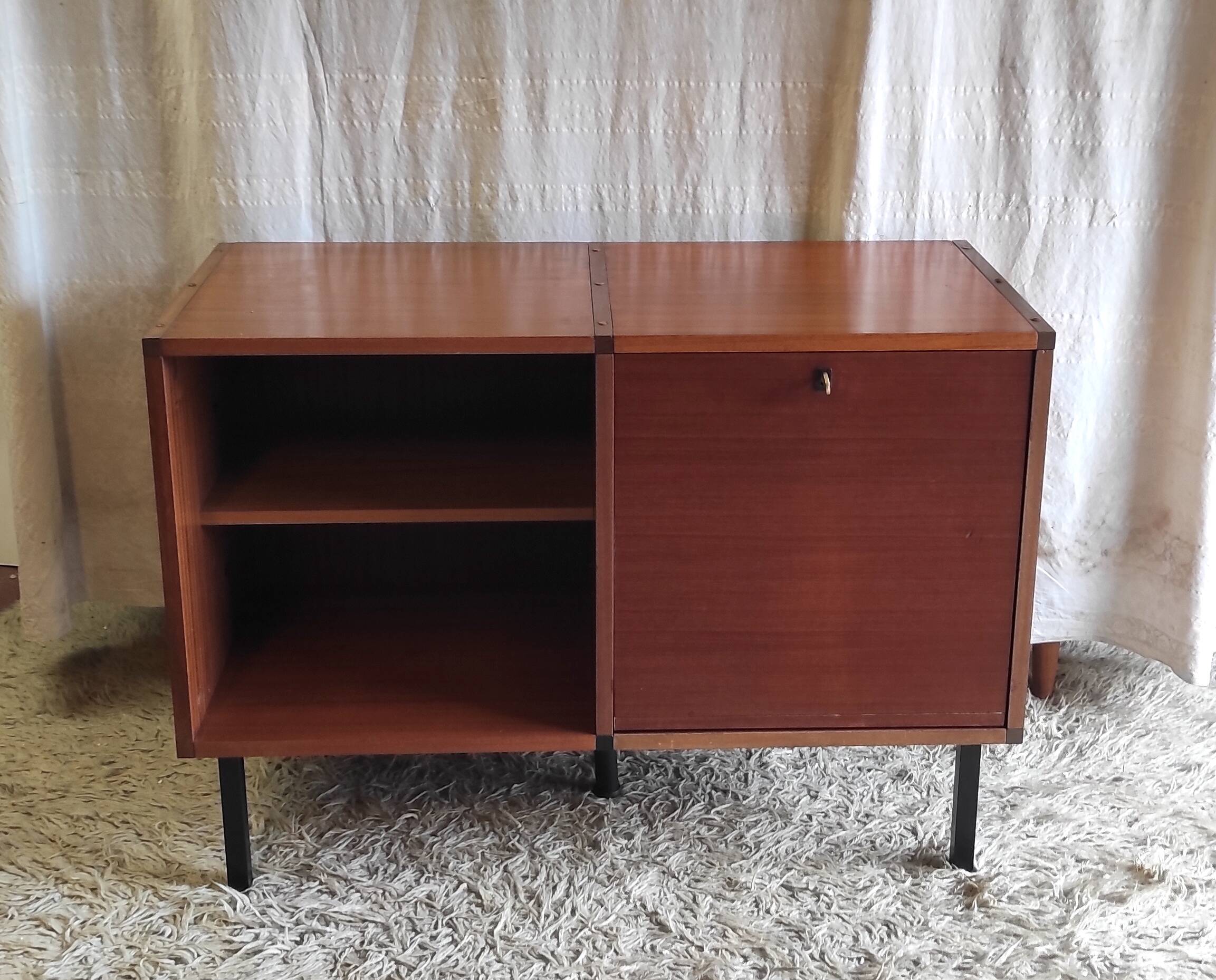 Modernist teak sideboard by ARP for Minvielle - 1950s/60s