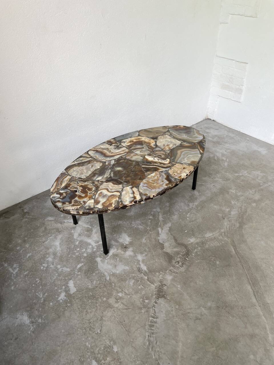 1950s Madagascar aragonite coffee table
