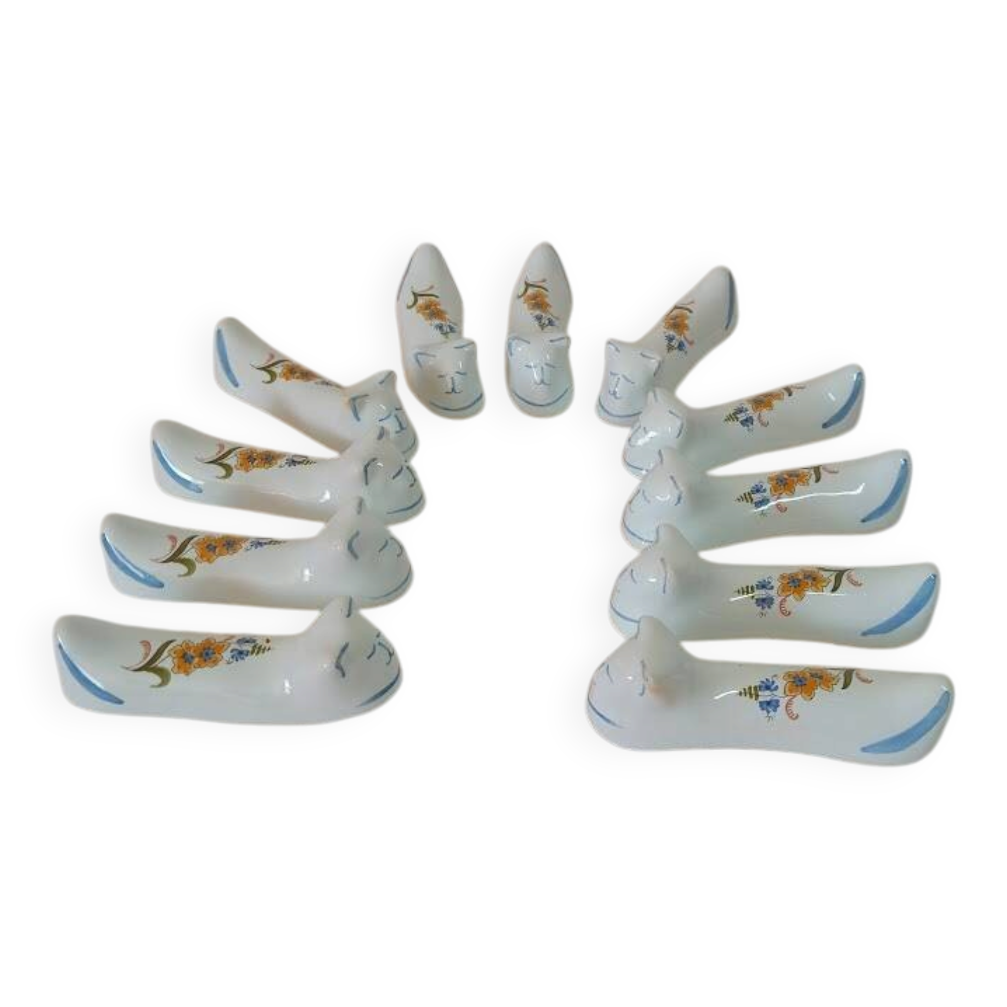 Vintage ceramic knife rest