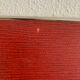 Vintage mirror 1960 triptych barber red brick - 30 x 77 cm
