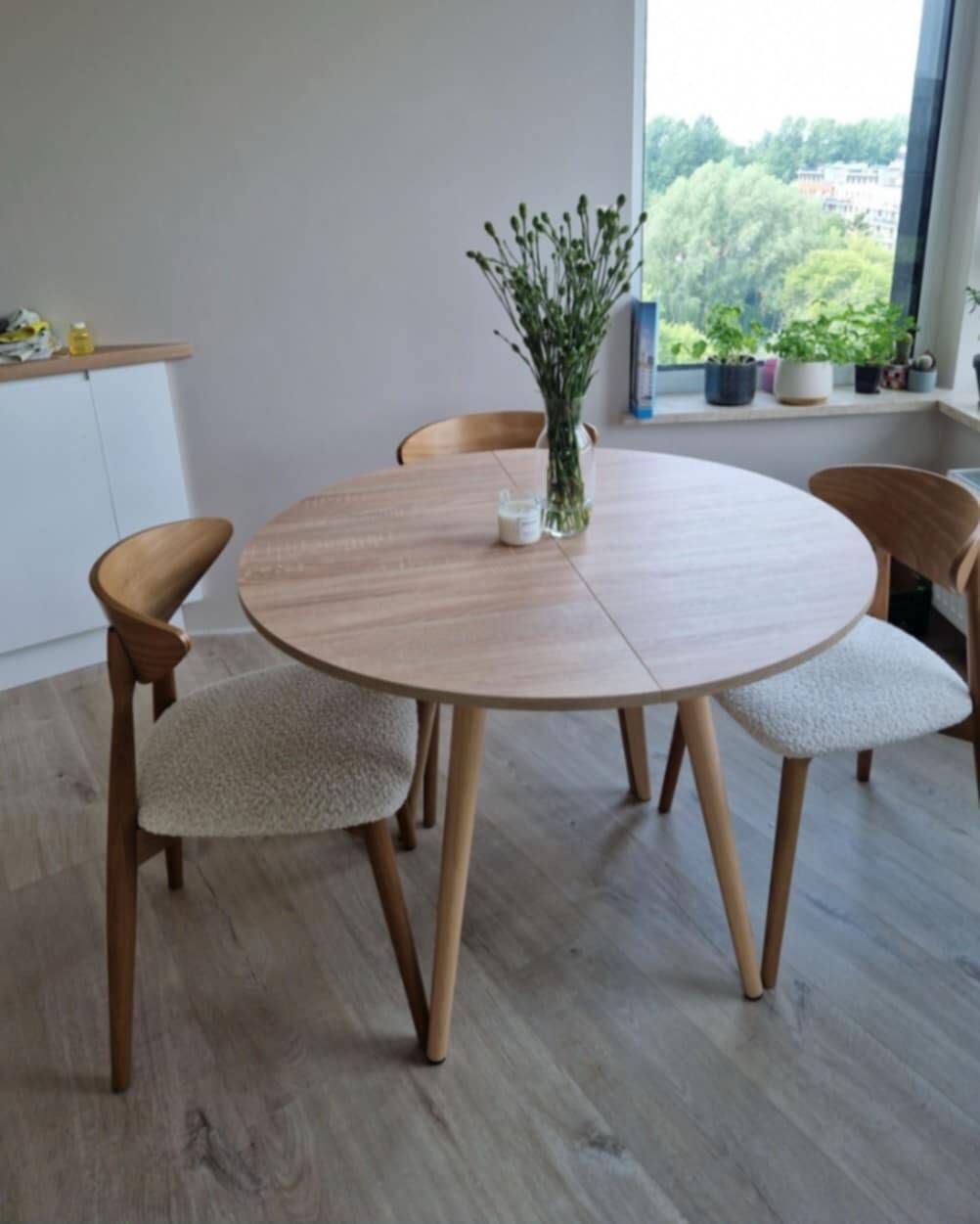 Chaises de salle à manger modernes, chaises de bureau, à personnaliser, ensemble de chaises en bois de hêtre de 4/6/8