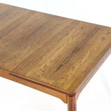 Extendable rectangular dining table in rosewood 'Emmedingen'