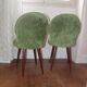 Paire de chaises coktail Robustab en moumoute