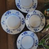 Assiettes Lunéville XIX ème