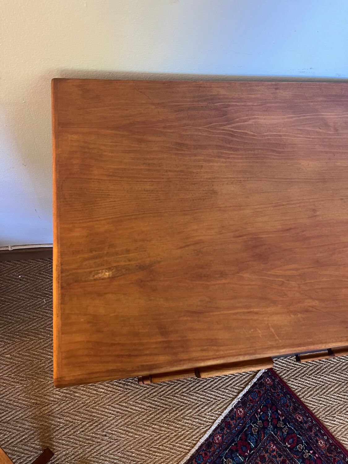 Vintage patinated black craft furniture style chest of drawers