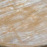 Round table in limed oak