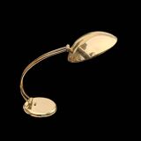 Massive UFO Gold Desk Lamp - 1970s