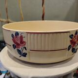 Antique Badonviller Floral Porcelain Dish, 20th Century Collection