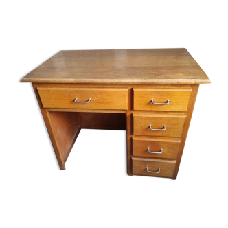 Bureau enfant en bois vers les années 60-70
