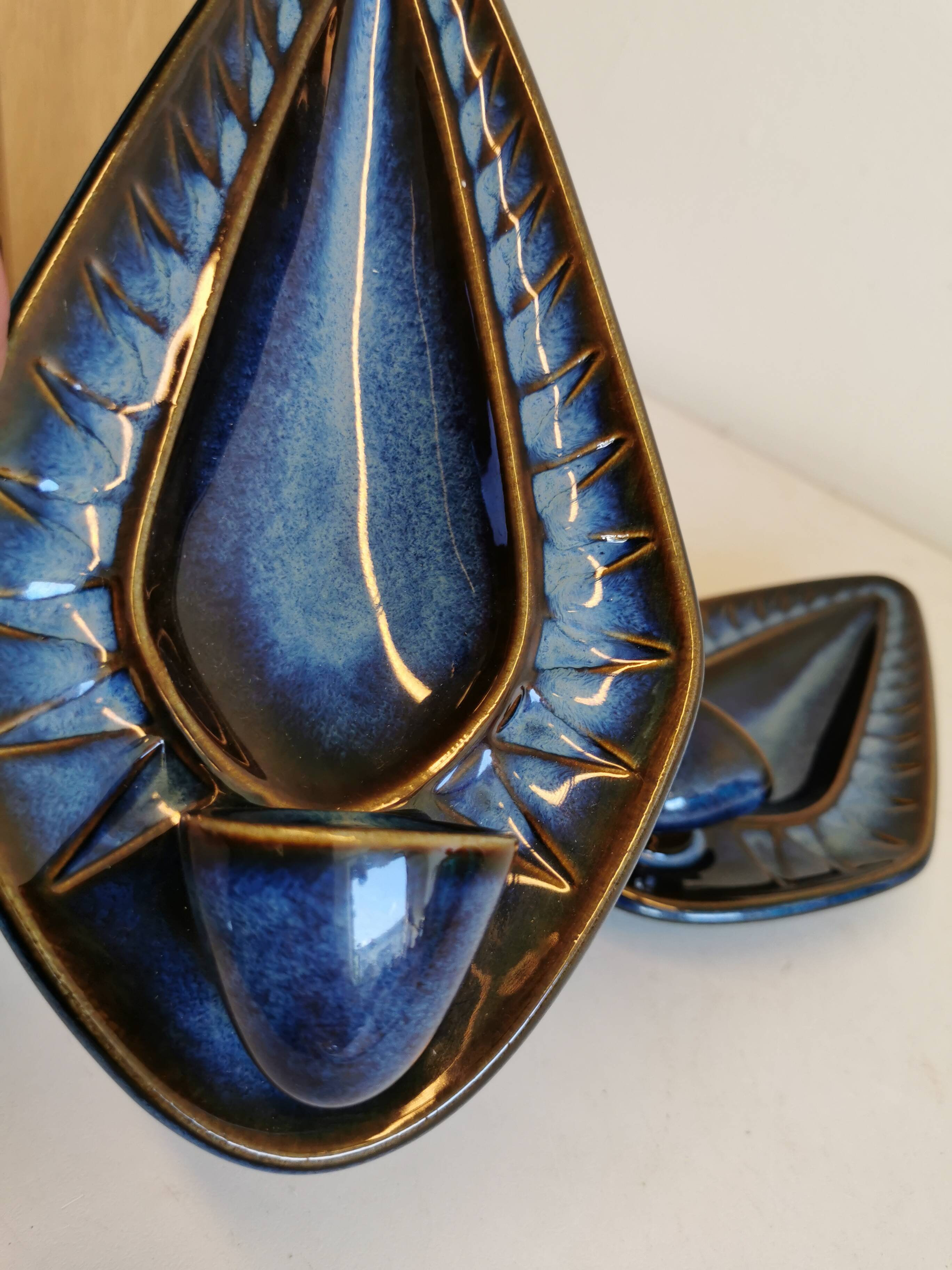 Bougeoirs muraux en céramique Søholm dans des couleurs/nuances bleues