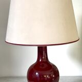 Vintage enamelled porcelain lamp