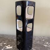 Black designer vase