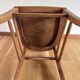 Chaise de bistrot en bois. estampillée luterma