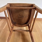 Bistro chair in wood. Stamped LUTERMA.