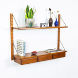 Wall Shelf with drawers by Sven Ellekaer for Albert Hansen, 1950s