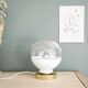 Lampe à poser verre bicolore
