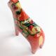 Set of 2 Vintage Swedish Dala Horses in Wood, Hand-Painted Red