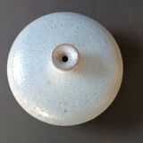 Glacier blue stoneware spherical ceramic Antonio Lampecco vintage