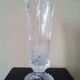 Bow crystal vase with foot
