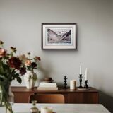 The Héas valley, Hautes-Pyrénées, photo print from 1937.