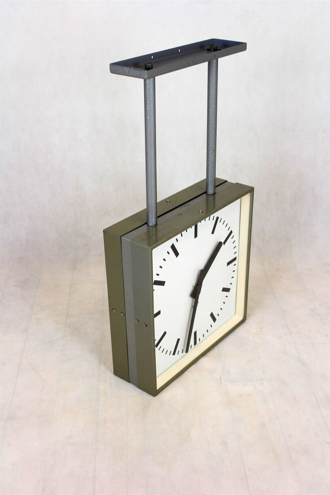 Double-Sided Railway Clock from Pragotron, 1980s