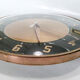 Metamec electric wall clock made in england