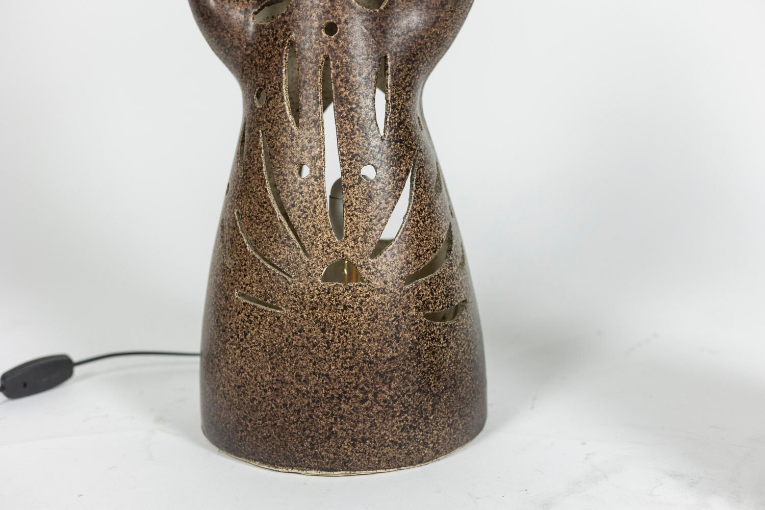Pair of terracotta lamps, Bastian Le Pemp, 1970s