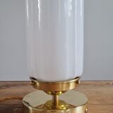 Opal glass table lamp