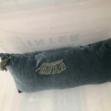 Vintage old velvet cushion