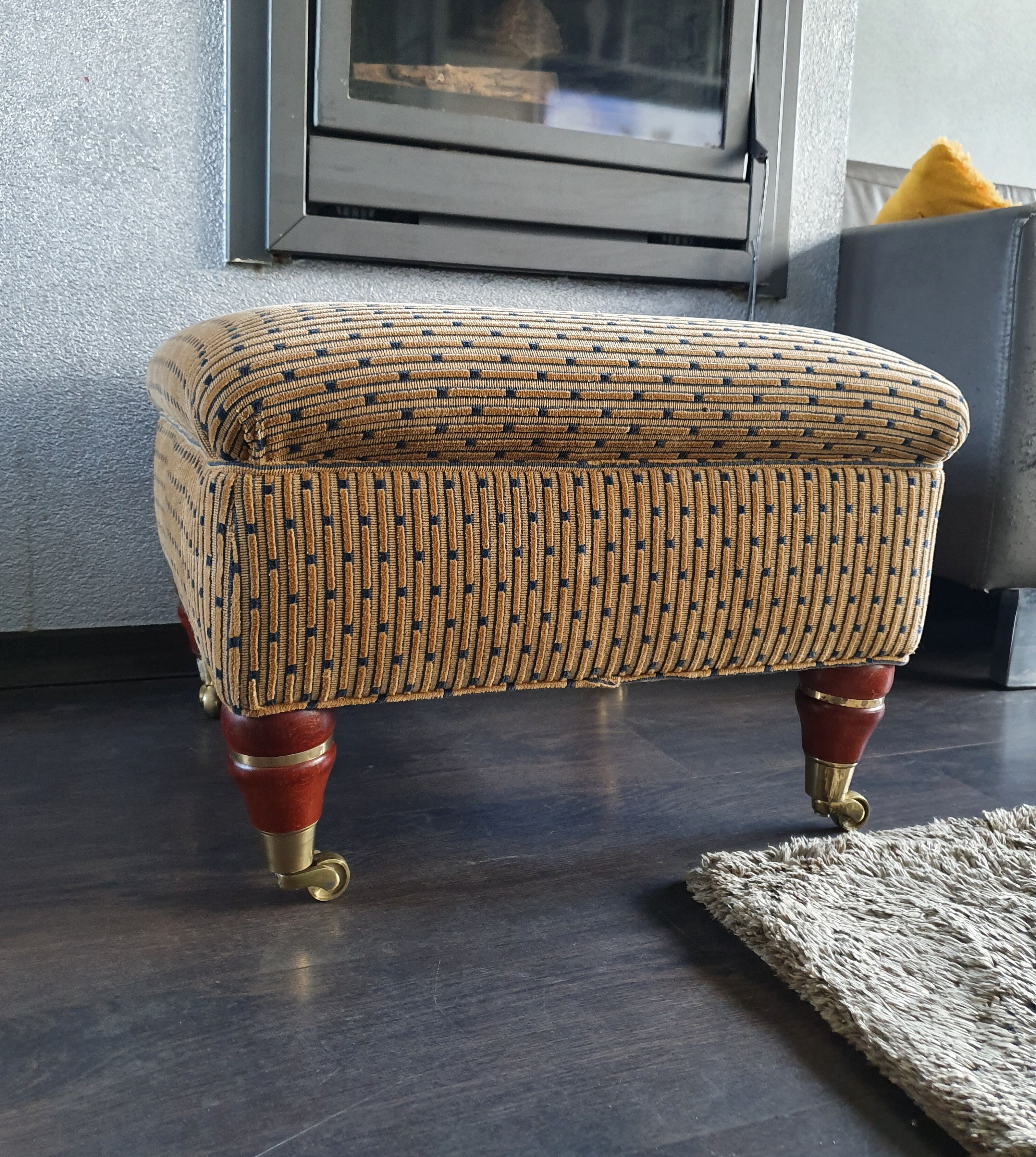 Vintage ottoman from the seventies