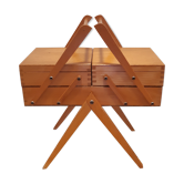 Vintage wooden seamstress