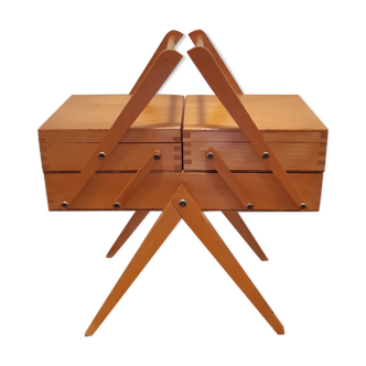Vintage wooden seamstress