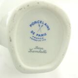 Hanging spoon pot in Paris porcelain