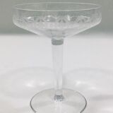 Service de verre en cristal art déco