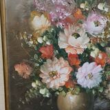 Framed and signed painting by Edmon Sanders