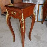 Harness in veneer and bronze