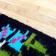 Kilim fleurs en laine faite à la main 256x150cm