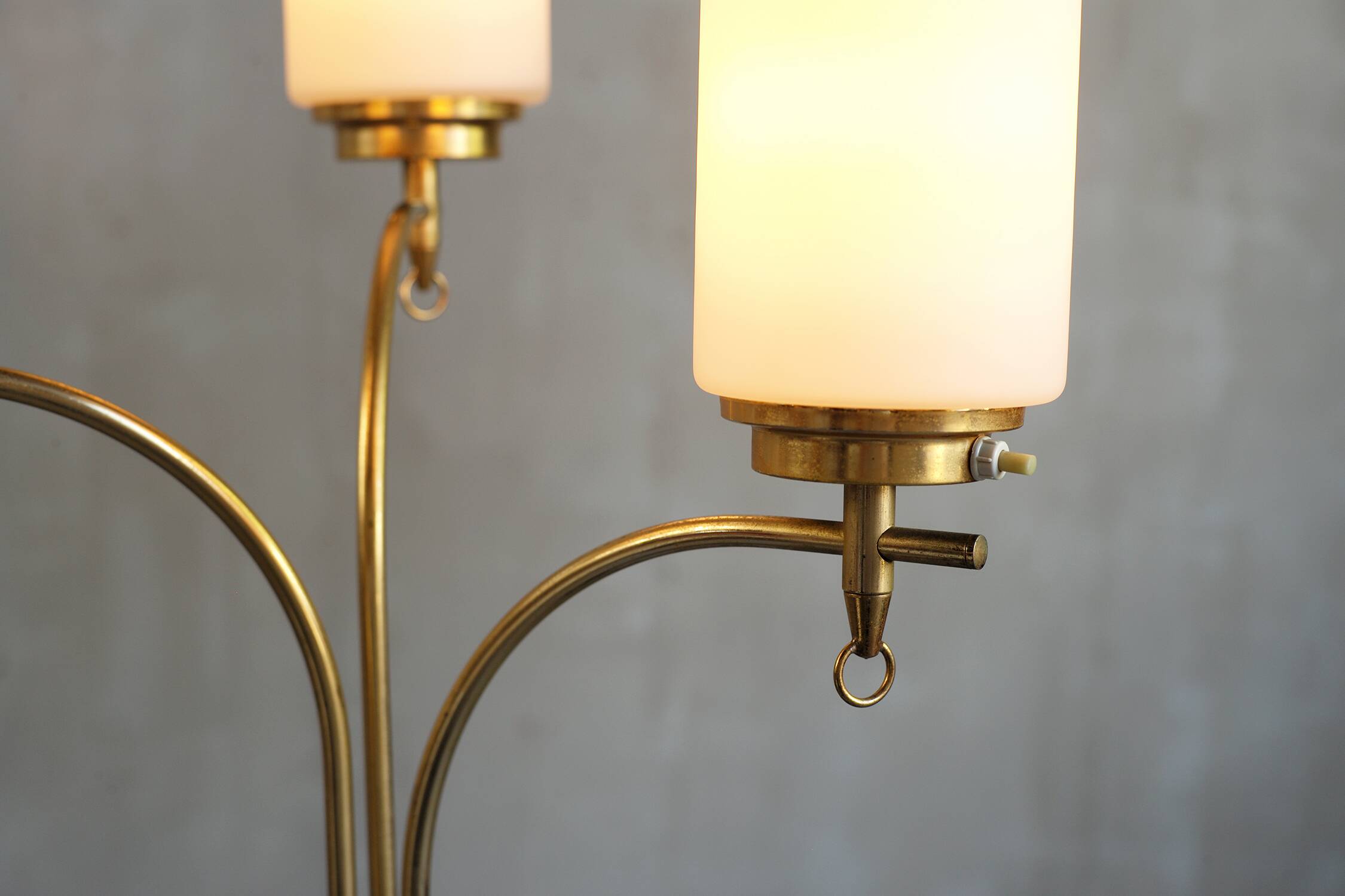 Three-light floor lamp, France 1960