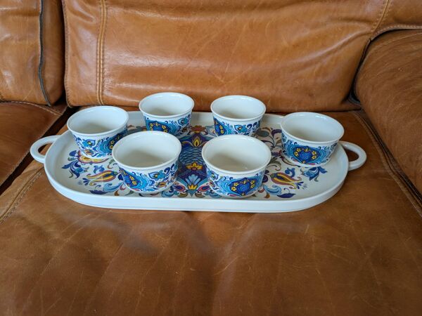 Ensemble ramequins et plat ovale villeroy & boch
