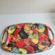 Vintage melamine tray 48.5 x 31 cm