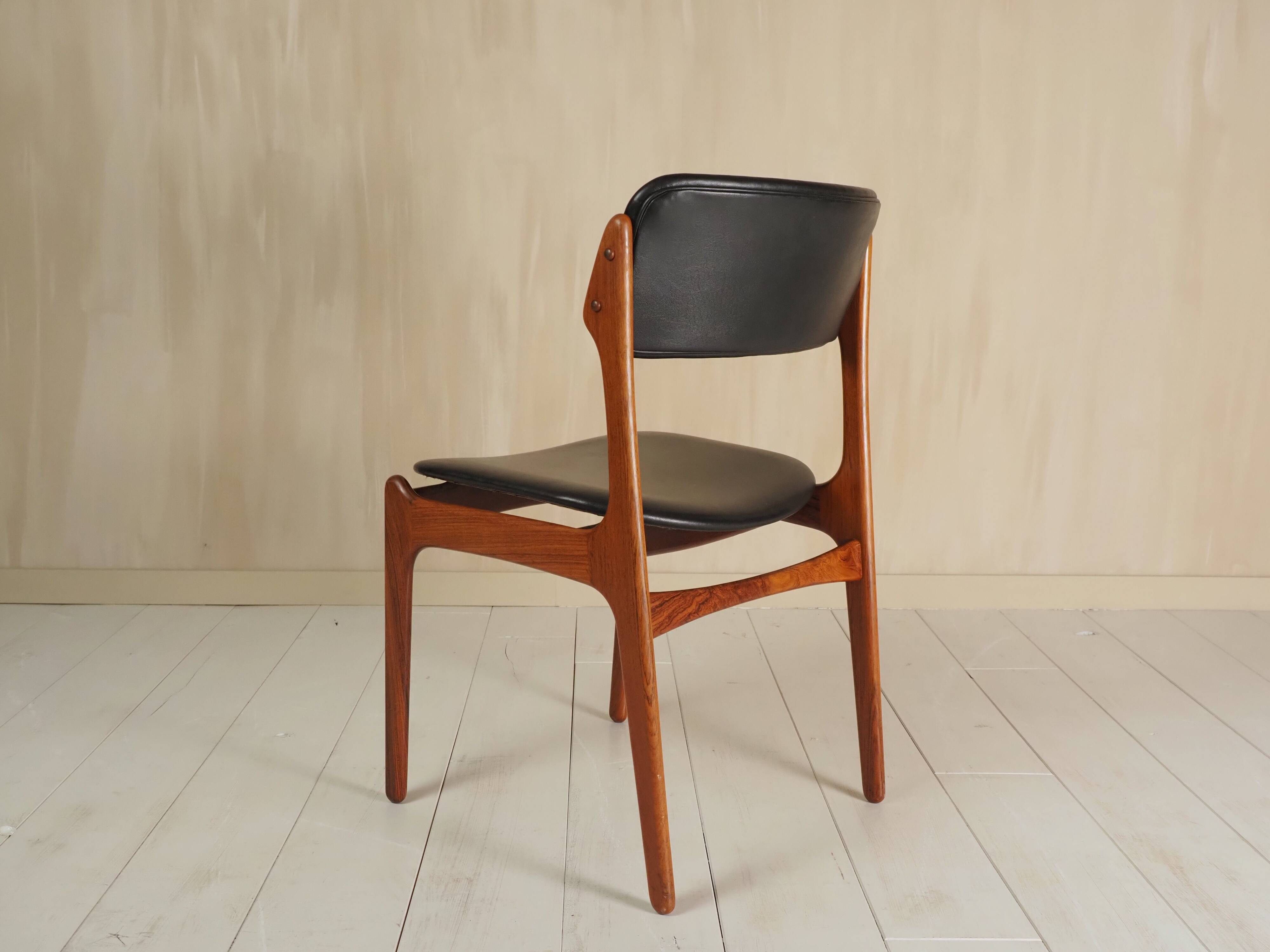 Model 49 dining chairs by Erik Buck for OD Møbler, 1960s