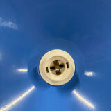 Vintage blue metal pendant light