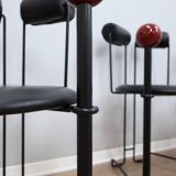 1980s authentic Memphis Era post modern chairs set of 4