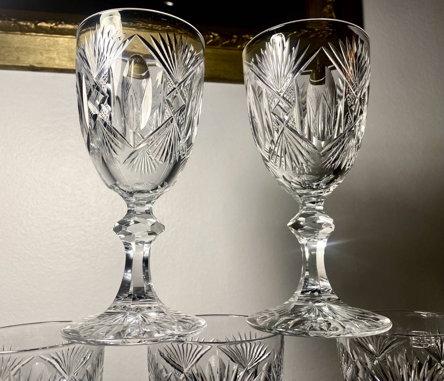 Verre à eau Le Creusot  / Voneche 19eme ciecle