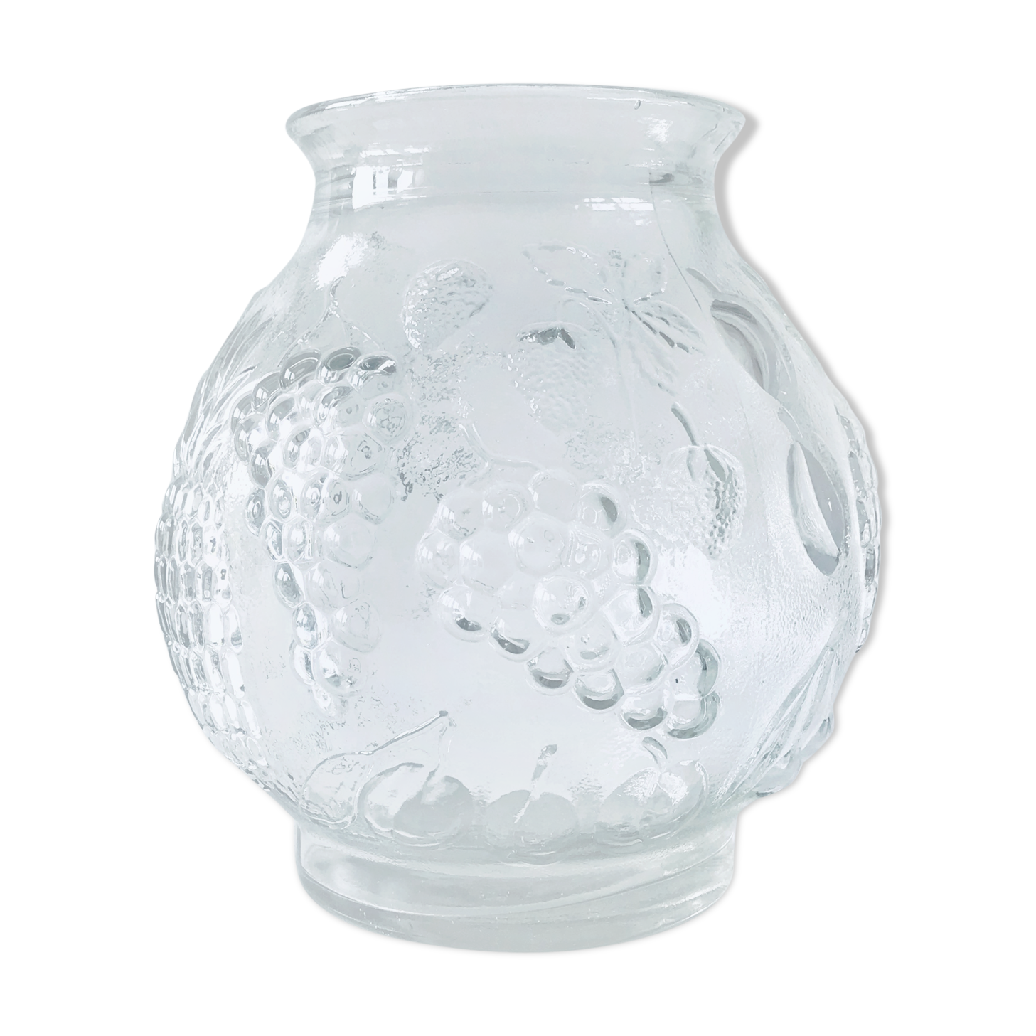 Glass vase tutti frutti