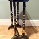 Napoleon III lacquered wooden side table