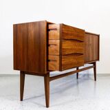 Vintage Walnut Sideboard From Bfm, Poland, 1960s